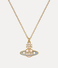 VIVIENNE WESTWOOD Concetta Bas Relief Pendant Necklace Brass(Gold)