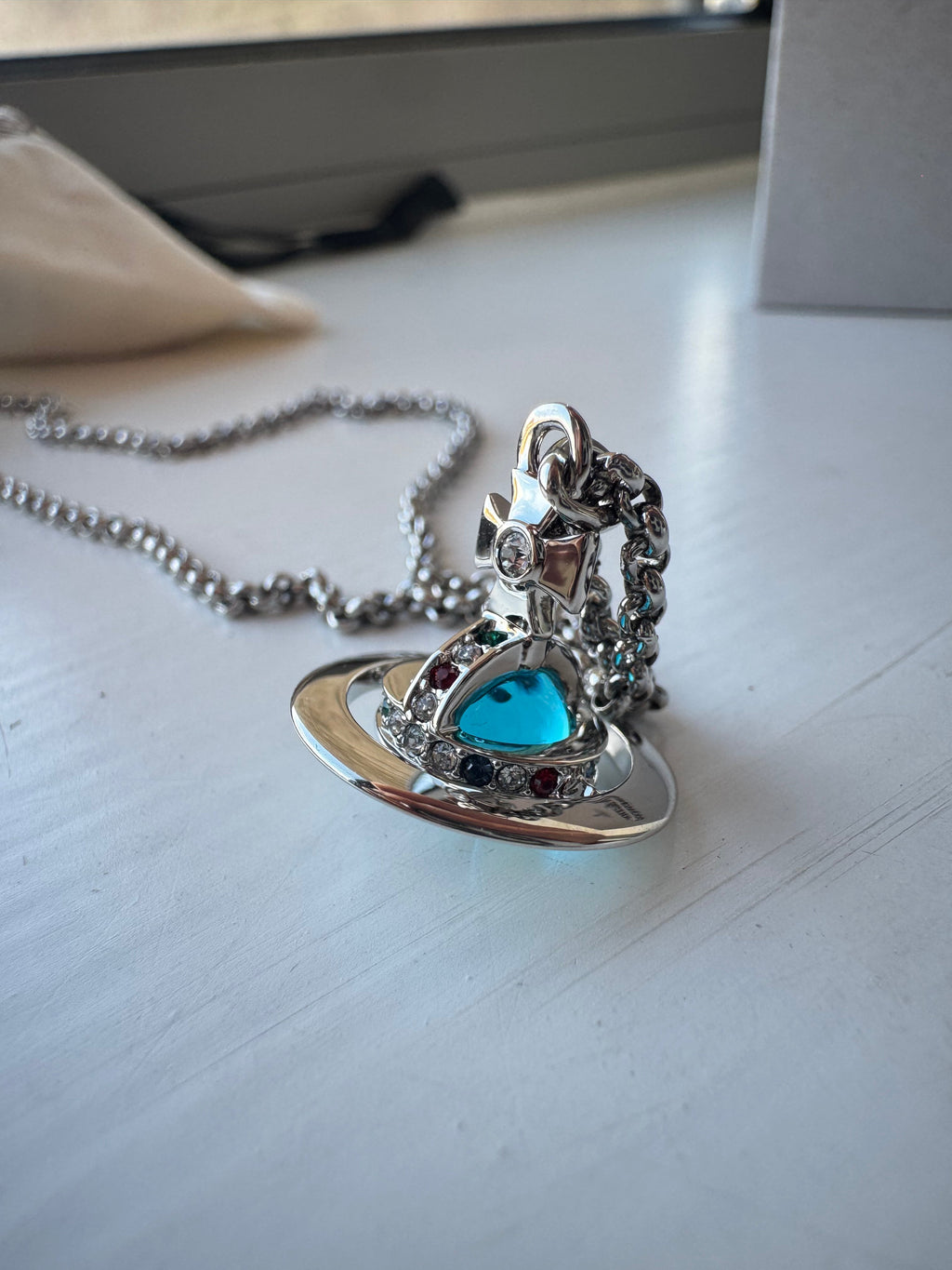 VIVIENNE WESTWOOD New Orb Pendant Necklace Brass(Petite/4 Colors)
