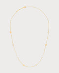 CELINE Les Perles Celine Necklace Resin Pearl & Brass(Gold)