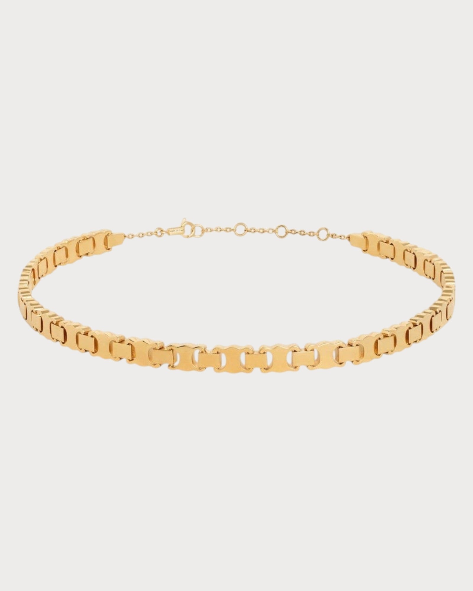 CELINE Triomphe Link Choker Brass(Gold)