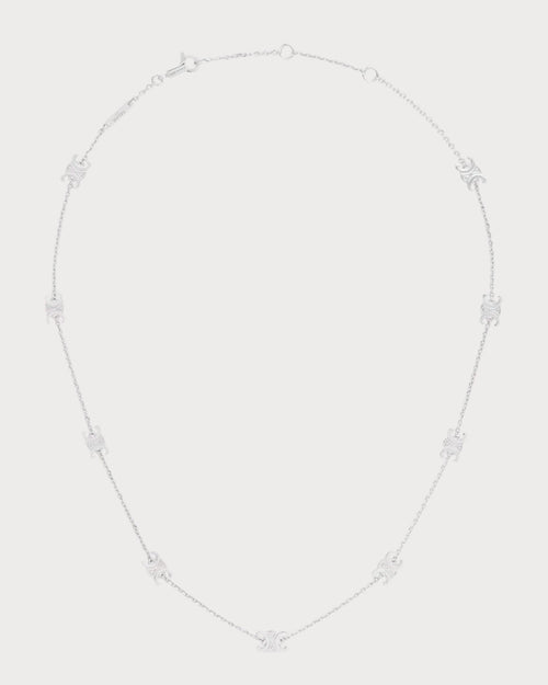 CELINE Triomphe Triomphe Necklace Brass(Mini/2 Colors)