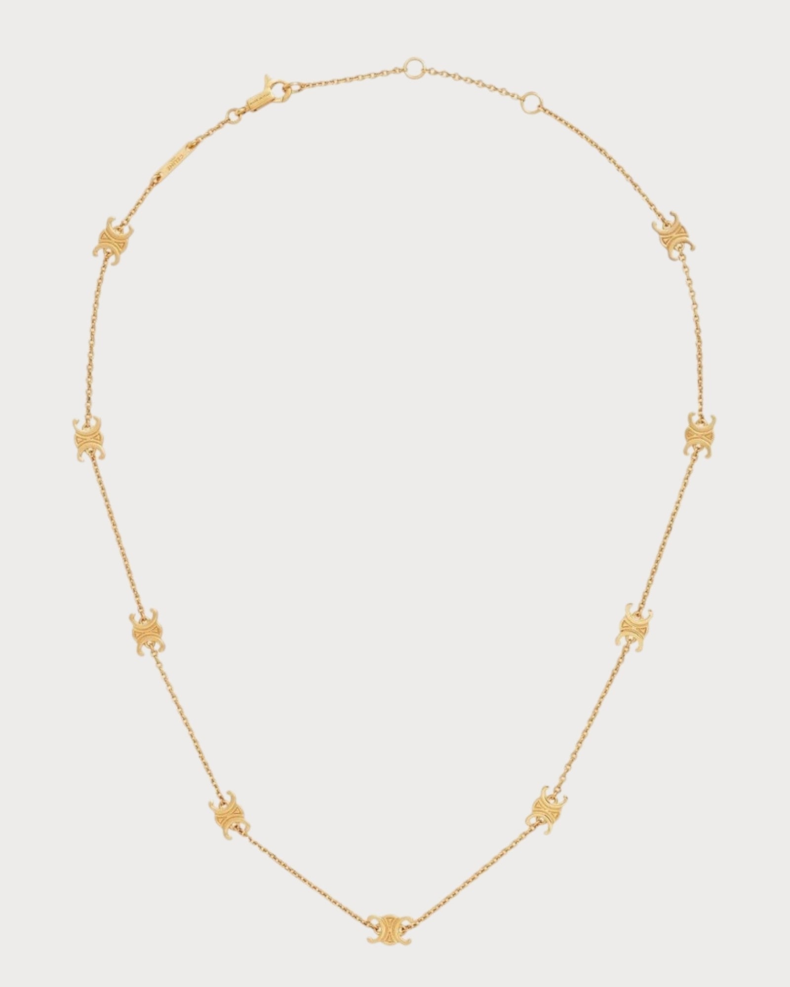 CELINE Triomphe Triomphe Necklace Brass(Mini/2 Colors)
