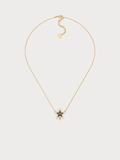 CHRISTAIN DIOR Petit CD Lucky Baroque Necklace(Deep Ocean Blue)