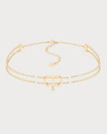 CHRISTIAN DIOR 30 Montaigne Passage Choker Gold-Finish Metal(Gold)