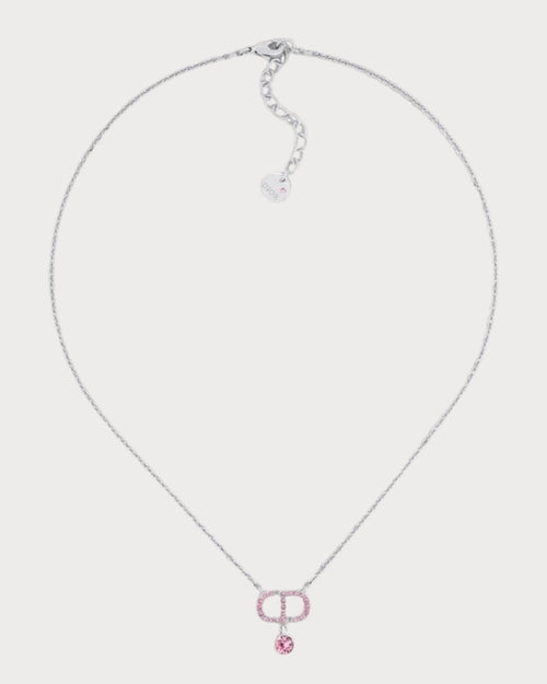 CHRISTIAN DIOR Petit CD Necklace Gold-Finish Metal(2 Colors)