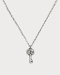 GUCCI Double G key Necklace(Silver)