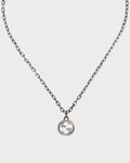 GUCCI Gucci Interlocking Pendant Necklace 925(Silver)