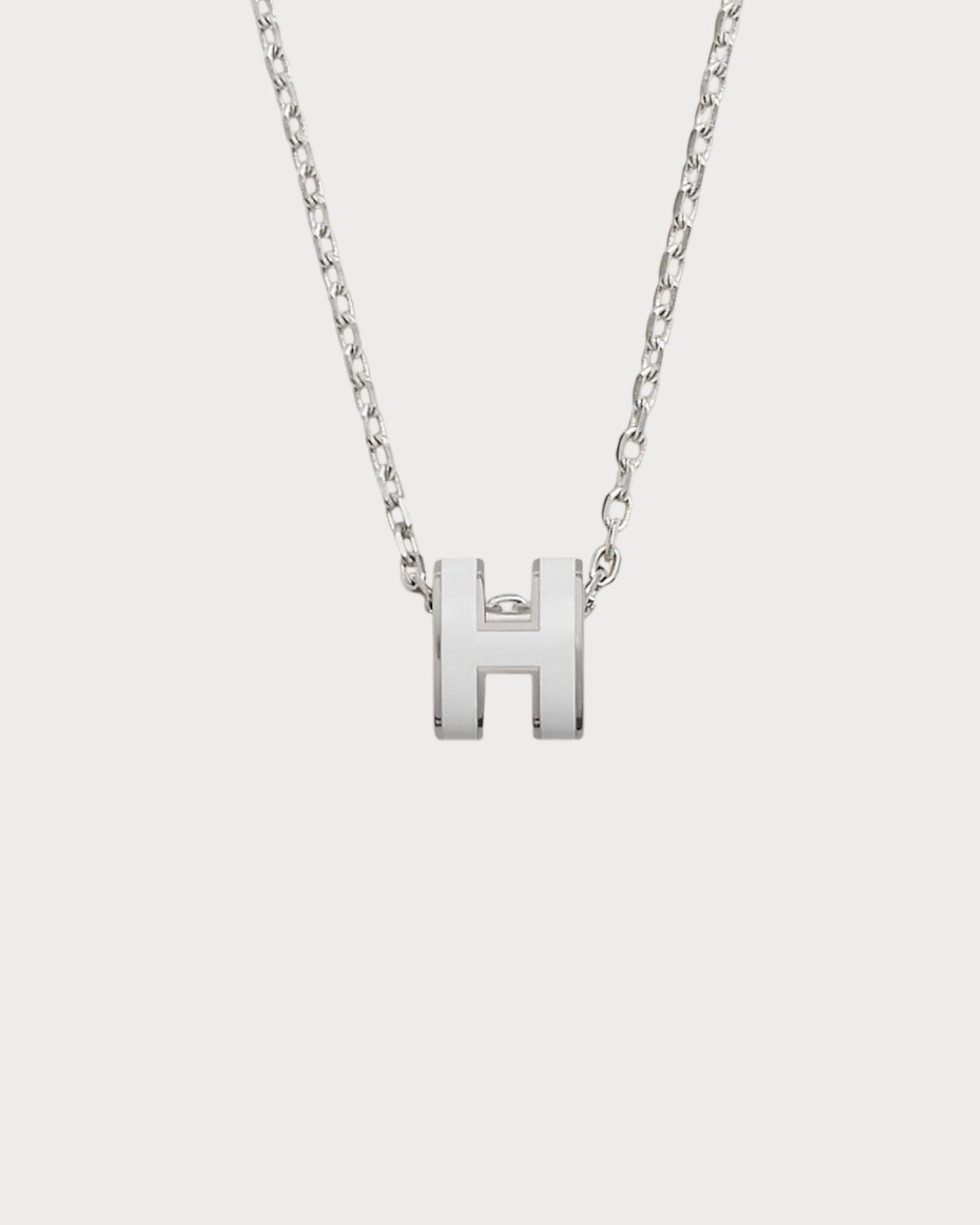 HERMES Silver Pop H Pendant(Mini/Many)