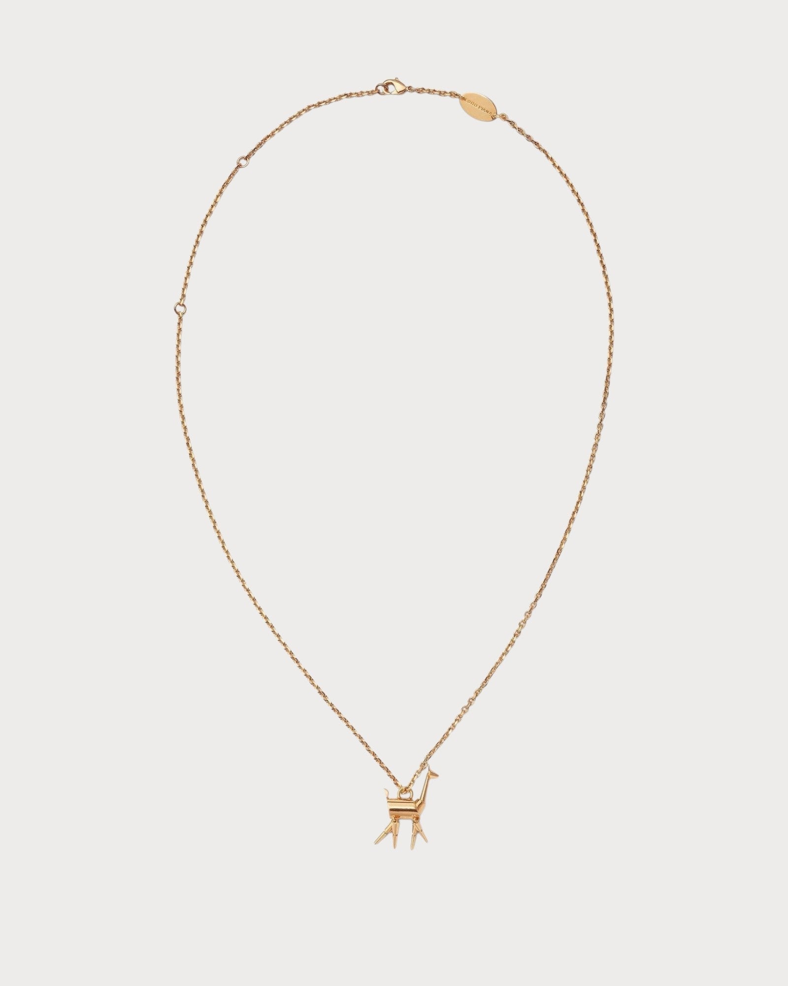 LORO PIANA Vicuna Necklace(Gold)