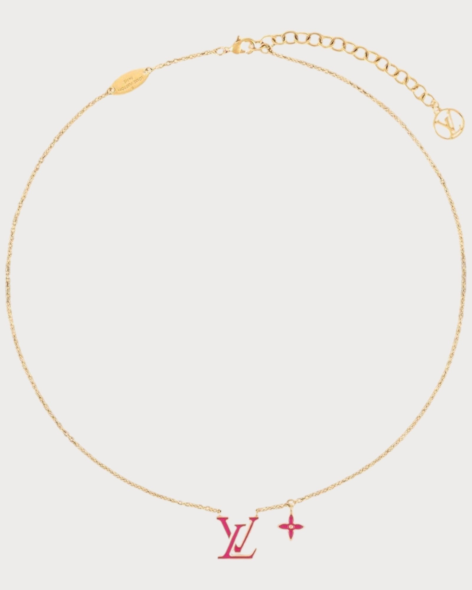 LOUIS VUITTON M01215 LV Iconic Enamel Necklace Metal(2 Colors)