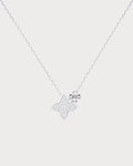 LOUIS VUITTON Q03000 LV Diamonds Double Pendant, Round Brilliant Cut(Silver)
