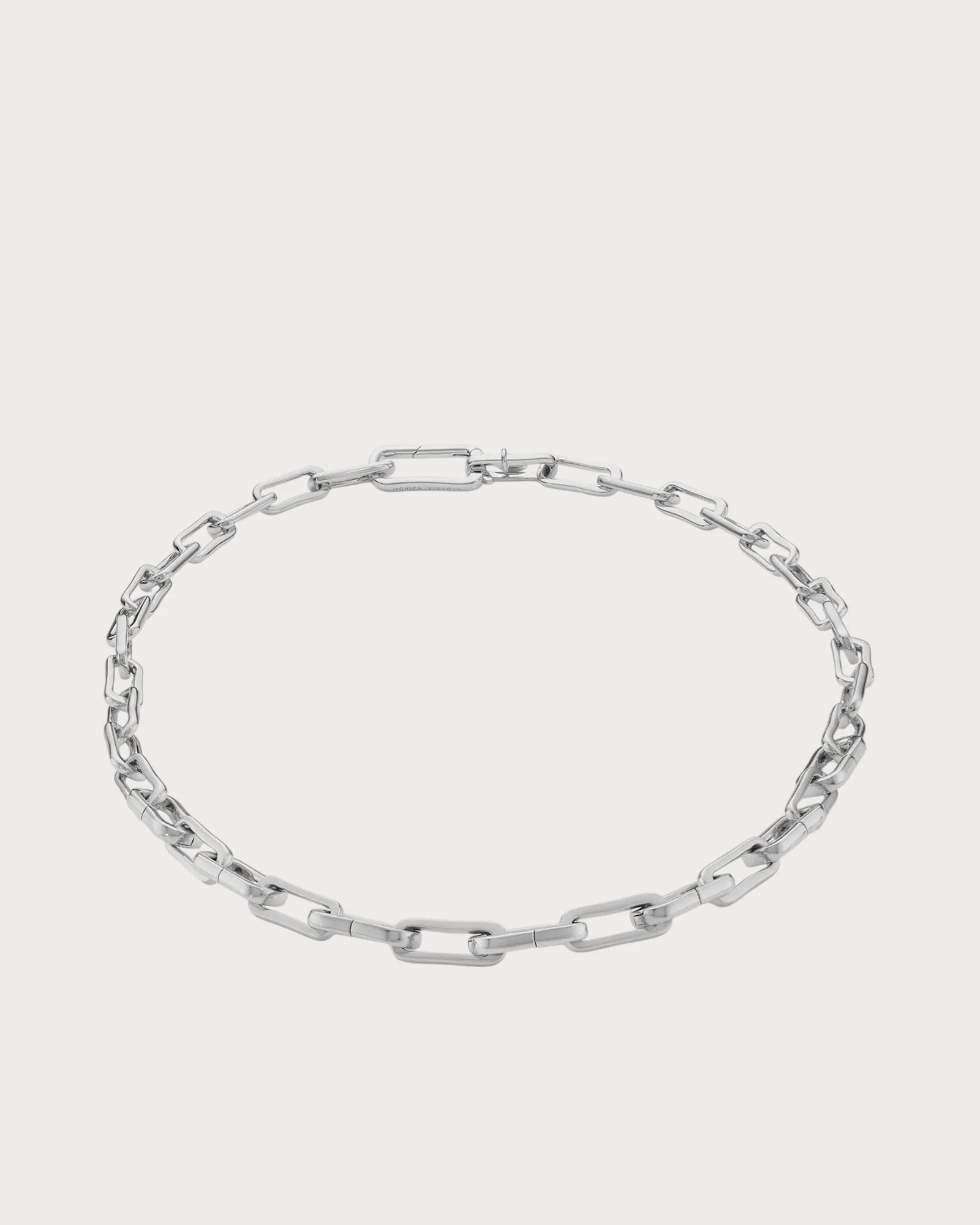 MONICA VINADER Alta Capture Charm Sterling Silver Link Necklace(Silver)