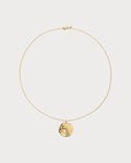 MONICA VINADER Aquarius Zodiac 18ct Yellow Gold Vermeil Pendant Necklace(Gold)