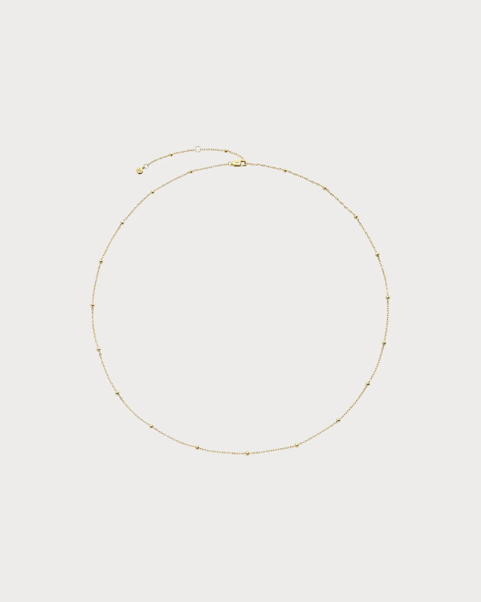 MONICA VINADER Beaded 14ct Yellow-Gold Chain Necklace(Gold)