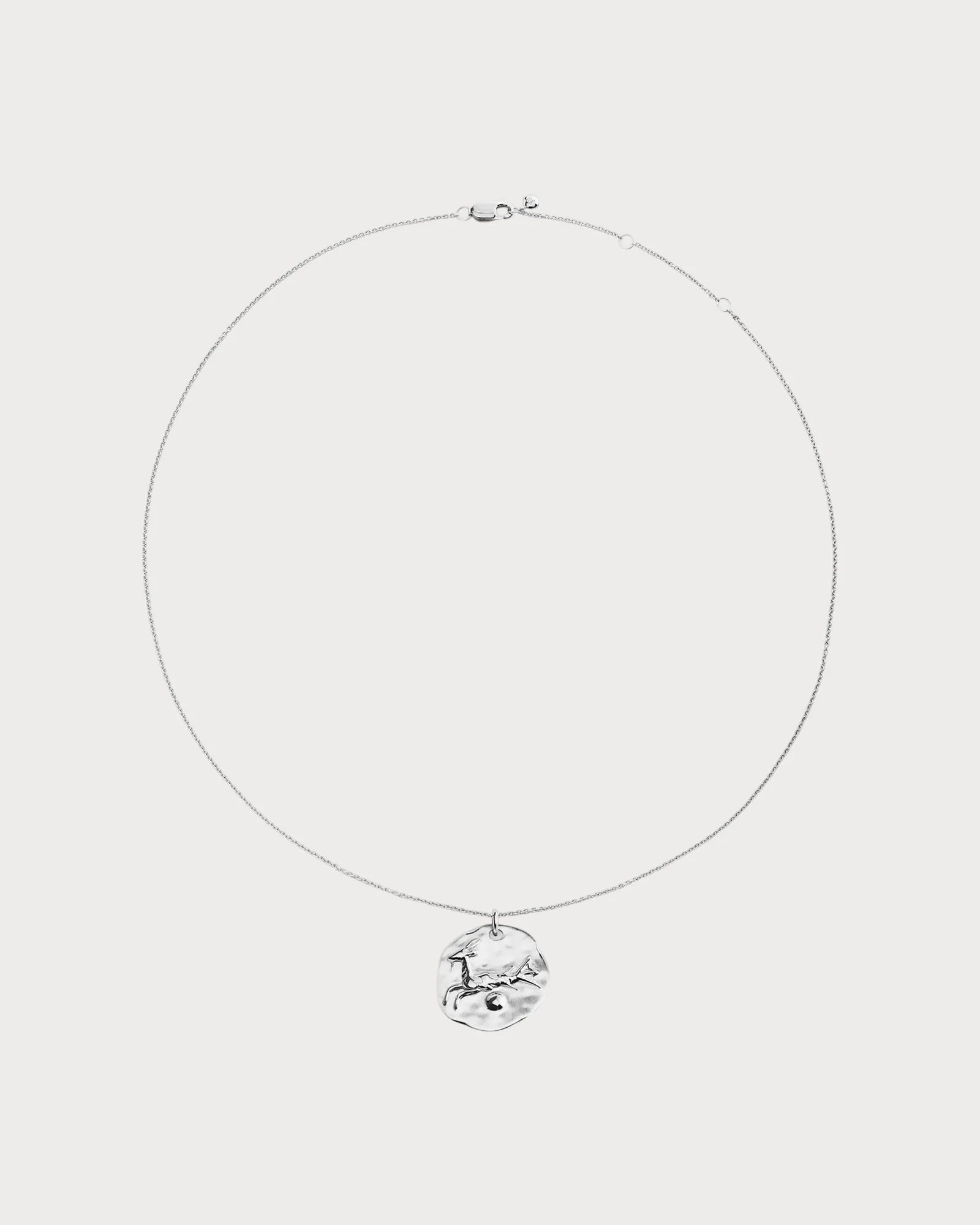 MONICA VINADER Capricorn Zodiac Sterling-Silver Pendant Necklace(Silver)