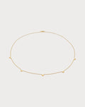 MONICA VINADER Heart Station 18ct Yellow Gold-Plated Vermeil Sterling-Silver Necklace(Gold)