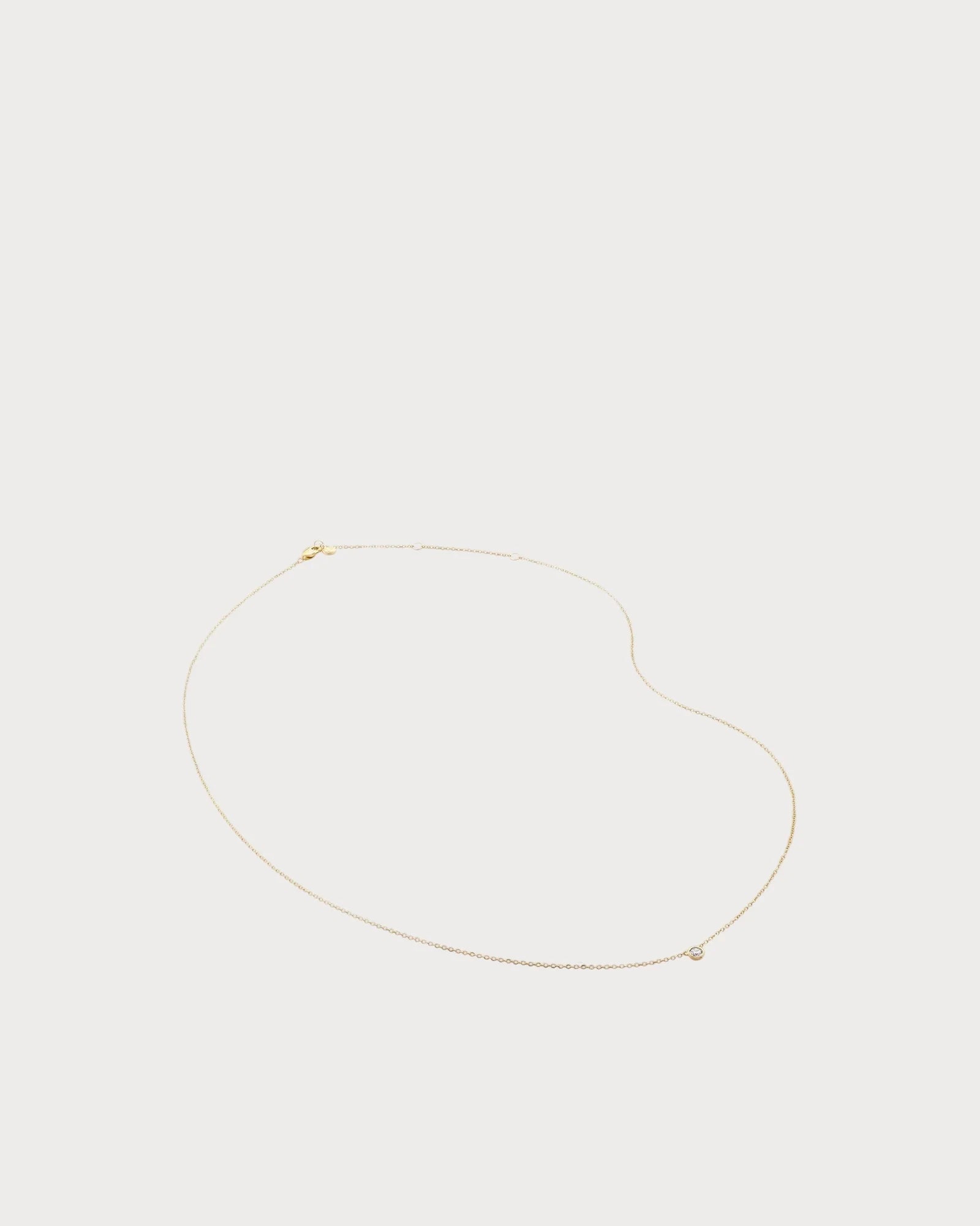 MONICA VINADER Lab-Grown Diamond Necklace 925 Silver(Gold)