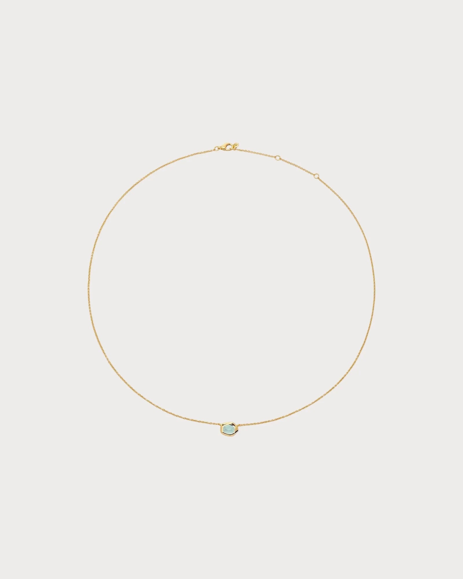 MONICA VINADER Odyssey 18ct Yellow-Gold Vermeil and Aquamarine Necklace(Blue)