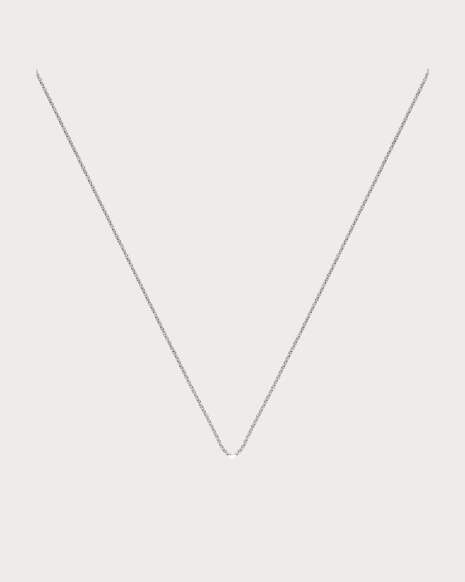 MONICA VINADER Sterling Silver Adjustable 15-17 Rolo Chain(Silver)