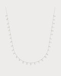 PERSEE White Gold and Diamond 31-Stone Danae Chain Necklace(White Gold)