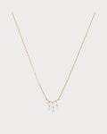 PERSEE Yellow Gold and Diamond Celeste Triangle Necklace(Yellow Gold)