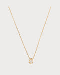 PERSEE Yellow Gold and Diamond Floating Necklace(Yellow Gold)