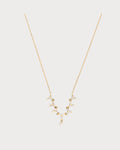 PERSEE Yellow Gold and Diamond Triangle Tennis Necklace(Yellow Gold)