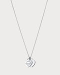 TIFFANY & CO. Return to Tiffany Double Heart Tag Pendant in(Silver)