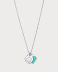 TIFFANY & CO. Return to Tiffany Double Heart Tag Pendant Sterling(Mini/Silver)