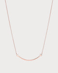 TIFFANY & CO. Tiffany T Smile Pendant in(Rose Gold)