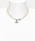 VIVIENNE WESTWOOD Lucrece Pearl Necklace Brass(2 Colors)