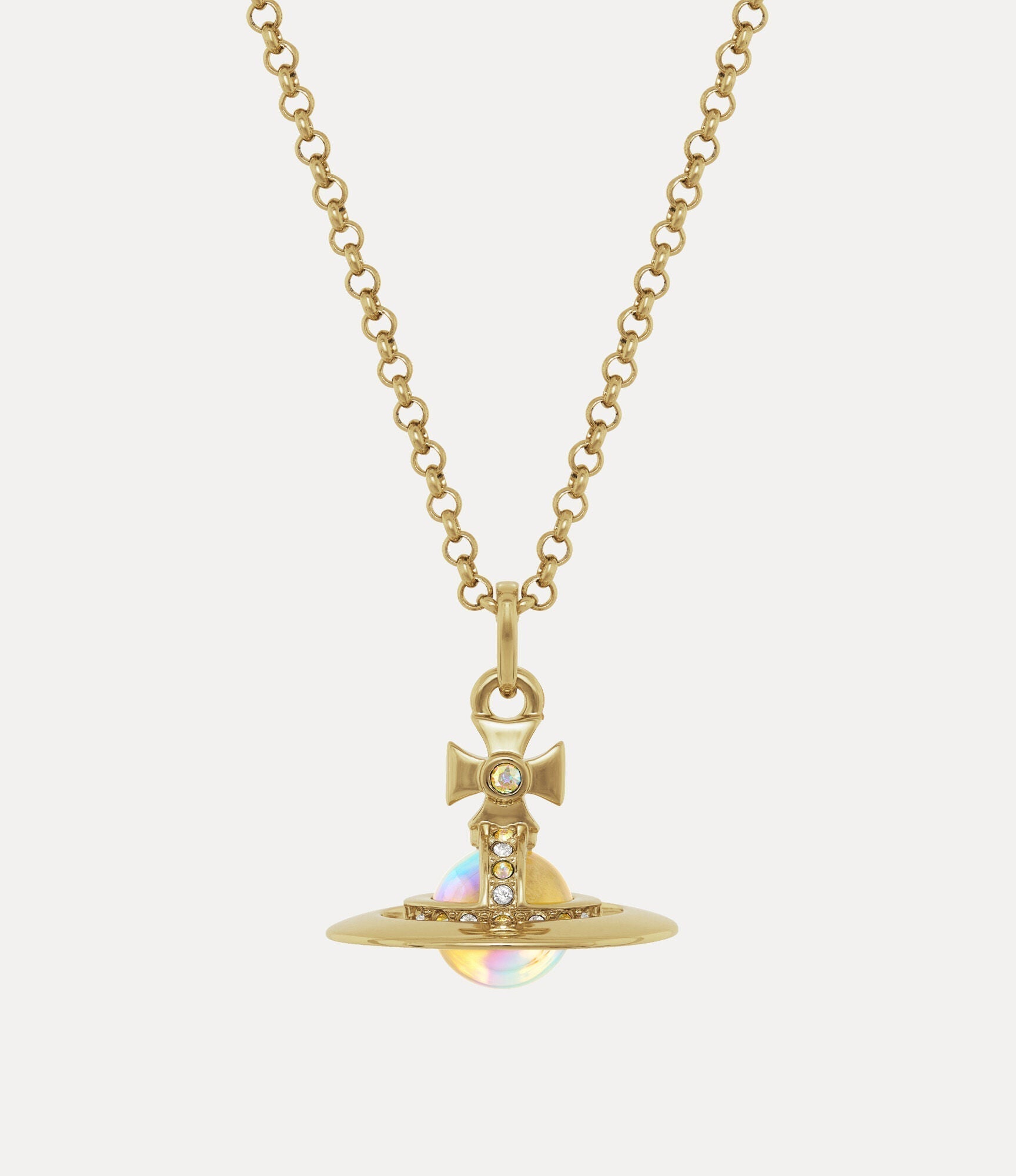 VIVIENNE WESTWOOD New Tiny Orb Pendant Necklace Brass(Many)