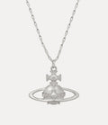 VIVIENNE WESTWOOD Suzie Pendant Necklace Brass(Silver)