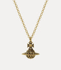 VIVIENNE WESTWOOD Victorine Pendant Necklace Brass(Antique Gold)